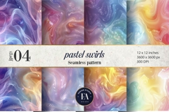 Pastel Smoke Swirl Pattern | Dreamy Abstract Background Product Image 1