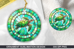 Animals Stained Glass Ornament Bundle, 30 High-Quality PNG Product Image 12