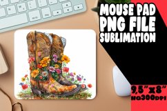 Playful Watercolor Mousepad Sublimation PNG Product Image 1