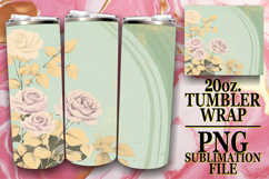 Blissful Moments 20oz tumbler wrap, Rainbow Product Image 1