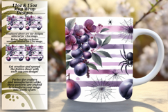 LUXURIOUS 11oz PNG Mug Wrap Template , Halloween Product Image 1