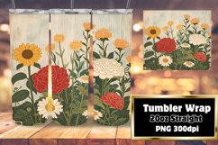 Classic Blossom Tumbler Wrap - 20oz Magic Product Image 1