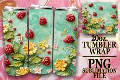 Bloom and Fruit 3D Wrap Design Product Image 1