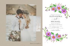 Flowers Bouquet ,Wildflowers Watercolor clipart Sublimation Product Image 3