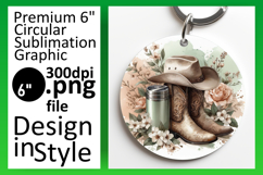 Lovely Round Design for Coasters , Western Product Image 1