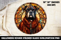 Halloween Stained Glass Sublimation PNG | Bulldog Product Image 1
