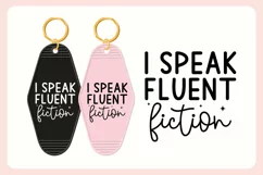 Book Lover Motel Keychain SVG Vol. 2 | Fluent Fiction Product Image 3