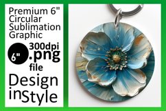 3D Spring Bloom: Floral Round Designs Art PNG Product Image 1