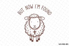 But Now I'm Found Svg Design | Sheep Svg Product Image 1