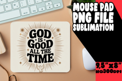 Blissful Mouse Pad Sublimation Ideas, Religious Product Image 1