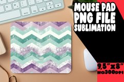 Colorful Glitter Stripes Mouse Pad for Sublimation Product Image 1