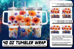 Meadow Symphony 40oz Tumbler Sublimation Product Image 1