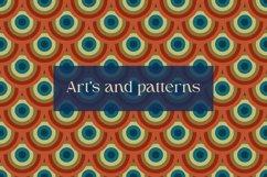 60s Retro pattern |peacock pattern Product Image 2
