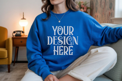 Royal Gildan 18000 Sweatshirt Model Mockups, Product Image 1