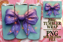 JOYFUL SIPS 20oz TUMBLER WRAP, Christmas Product Image 1