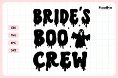 Spooky Bachelorette Party Saying SVG | Bride's Boo Crew Product Image 3
