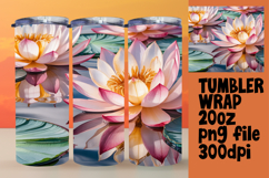 BEAUTIFUL 20oz Tumbler Artwork , Flowers Product Image 1
