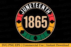 Juneteenth since 1865 Svg | Svg Cut Files Product Image 1