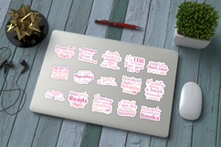 Printable Book Lover Sticker Bundle - 15 Designs Product Image 4