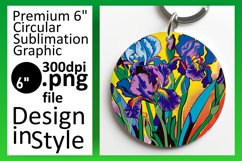 Cheerful Floral Pattern Circle/Round Design Designs Product Image 1