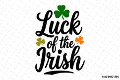 Luck of the Irish Svg | St Patrick&#039;s day Design Product Image 1