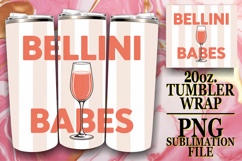 PRESENT OF SERENITY 20oz TUMBLER WRAP, Retro Food Product Image 1