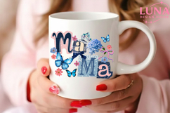 Floral Mama Png, Trendy Mom png, Mother Png, Cool Mama Png Product Image 6