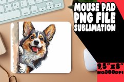 Funny Dog Lover&#039;s Delightful Sublimation Mousepad PNG Product Image 1