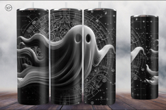 4 Ghost Tumbler Wrap Sublimations, 20 oz Product Image 2