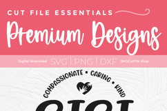 Gigi svg - Grandma Gigi with heart - grandma svg for crafts Product Image 5