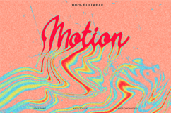 Motion Liquid Wavy Psychedelic Text Effect Template Product Image 1