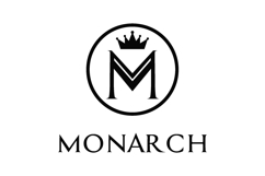 Monarch Letter M Logo with Royal Crown in Circular Frame Product Image 1