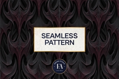 Vampire Fangs Pattern, Dark Gothic Teeth Digital Paper Product Image 3