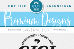 Gigi svg - Grandma Gigi with heart - grandma svg for crafts Product Image 6