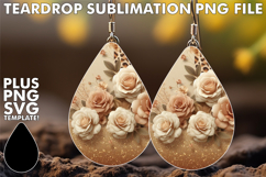 ENCHANTED Teardrop Earrings Art, Leopard Prints Product Image 1