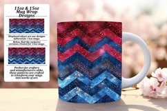 Shimmering Glitter Stripe 11oz/15oz Mug Wrap Art Product Image 1