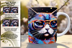 Creative Cat Chronicles: Sublimation Mug Design Product Image 1