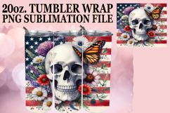 Cozy afternoons 20oz tumbler wrap, Skull USA Product Image 1