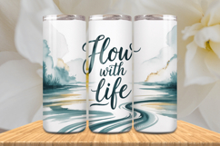 Positive Affirmations 20oz Tumbler wrap Inspirational Quotes Product Image 1