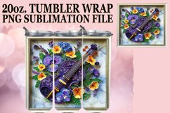 3D Spring Blossoms Tumbler Wrap - For Sublimation Product Image 1