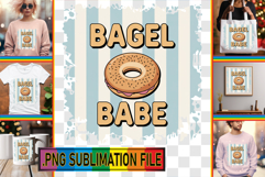 Whimsical TSHIRT Design PNG, Retro Food Product Image 1