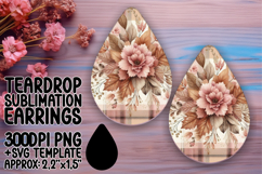 Creative Teardrop Design for DIY , Autumn Flower Product Image 1