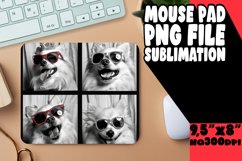 Joyful Dog Photo Sublimation Mouse Pad Design for Crafting Product Image 1