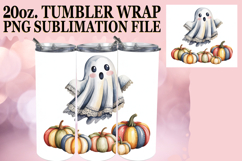 Cozy Dreams 20oz tumbler wrap, Pumpkin Watercolor Product Image 1