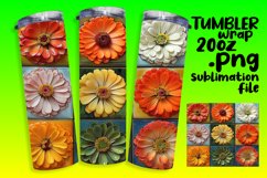 Blossom Beauty Burst 20oz Tumbler Wraps - Sublime Designs Product Image 1