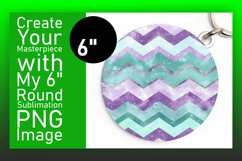 Shimmering Stripe Round Design for Sublimation Product Image 1