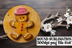 Cozy Circle Designs for Cars PNG, Gingerbread Product Image 1