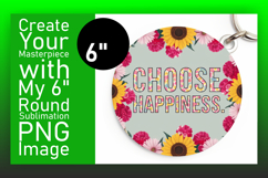 Dynamic Keychain Circle PNG Design , Religious Product Image 1