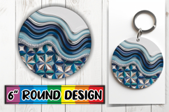 Radiant Ornaments Round Design, Pattern Product Image 1