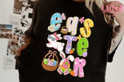 Preppy Coquette Easter Egg Png, Easter Egg Png, Happy Easter Product Image 3